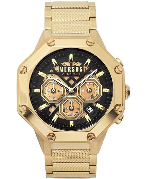 versace gold sport tech watch|versus versace gold watch.